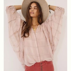 Anthropologie Sarabeth Textured Buttondown